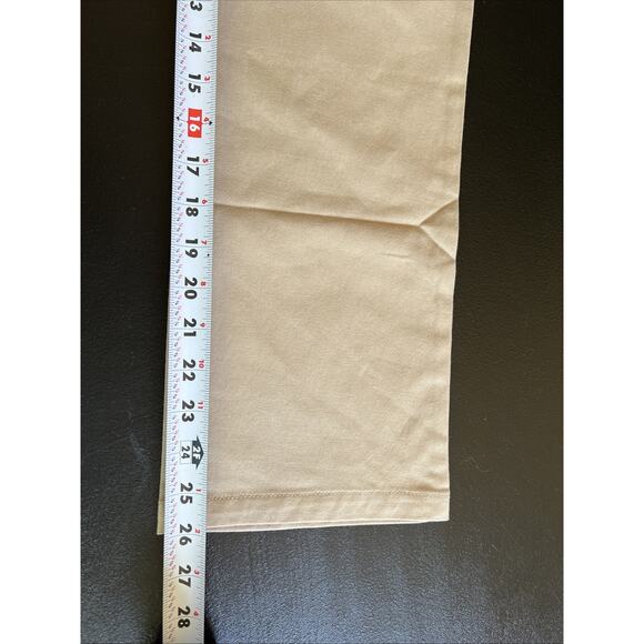 Old Navy Pants Women's 14 Plus Khaki Chino Straight Built In Flex Preppy Office - Picture 10 of 10